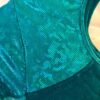 GK LONG SLEEVE LADIES SMALL EMERALD FOIL CYPRESS VELVET DANCE LEOTARD AS - Image 6