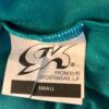 GK LONG SLEEVE LADIES SMALL EMERALD FOIL CYPRESS VELVET DANCE LEOTARD AS - Image 8
