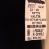 GK ICE FIGURE SKATE LADIES X-SMALL BLACK VELVET X-STRAP LACE CUT DRESS AXS NWT - Image 8