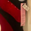GK RED VELVET ADULT X-SMALL ASYM BLACK MYSTIQUE JA GYMNAST TANK LEOTARD Sz AXS - Image 4