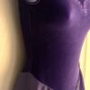 GK ICE FIGURE SKATE PURPLE VELVET ADULT SMALL SLVLS MESH YOKE FOIL JA DRESS AS - Image 3