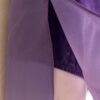 GK ICE FIGURE SKATE PURPLE VELVET ADULT SMALL SLVLS MESH YOKE FOIL JA DRESS AS - Image 4