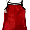 GK DANCE JAZZ CHILD MEDIUM RED MYSTIQUE NAVY FOIL STRAPS CAMI NYLON/SPAND TOP M - Image 8