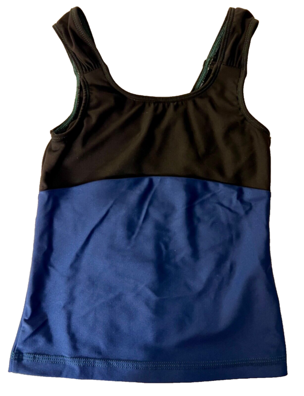 GK DANCE JAZZ CHEER GIRLS MEDIUM NAVY BLACK DRY TECH ATHLETIC TANK TOP SZ M - Image 7