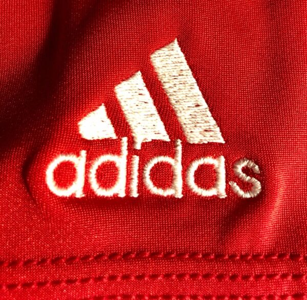 ADIDAS ADULT X-SMALL COMPETITION SHORTS RED N/S GYMNASTICS RUNNING GYM AXS NWT! - Image 3