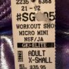 NASTIA LIUKIN SUPERGIRL ADULT X-SMALL MICRO MINI PURPLE CHEER DANCE SHORTS SZ XS - Image 7