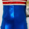 GK BIKETARD GIRLS SMALL REPLICA 2004 USA OLYMPICS GYMNASTICS DANCE FOIL TANK CS