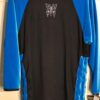 GK ELITE LADIES SMALL 3/4SLV 2PC ICE FIGURE SKATE SET BLUE VELVET BLACK N/S AS - Image 7