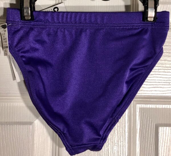 GK HIGH RISE HIGH CUT CHILD SMALL PURPLE GYMNASTICS BRIEFS #1411 Sz CS NWT ! - Image 2