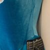 GK ICE FIGURE SKATE ADULT SMALL ASYM TURQUOISE SLVLS YOKE FOIL JA DRESS AS NWT! - Image 5