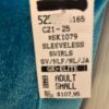 GK ICE FIGURE SKATE ADULT SMALL ASYM TURQUOISE SLVLS YOKE FOIL JA DRESS AS NWT! - Image 6