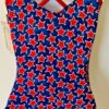 CARLY PATTERSON ADULT MEDIUM STAR PRINT FOIL GYMNASTIC DANCE GK TANK LEOTARD AS - Image 2
