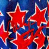 CARLY PATTERSON ADULT MEDIUM STAR PRINT FOIL GYMNASTIC DANCE GK TANK LEOTARD AS - Image 3