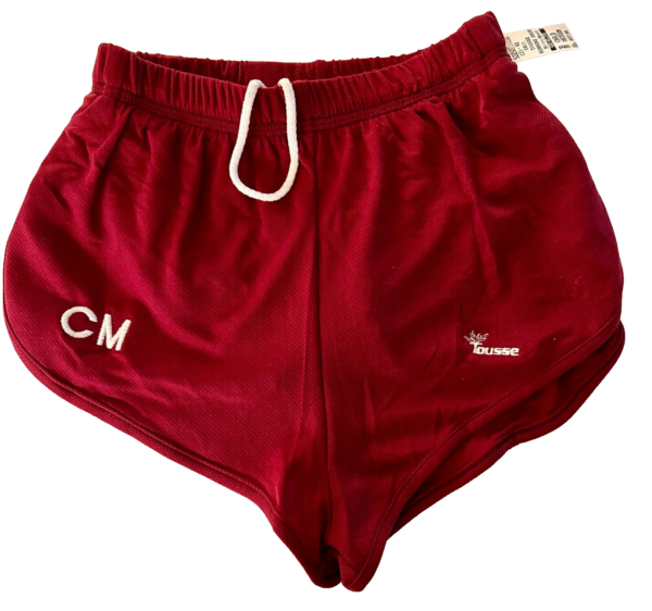 TOUSSE' BY GK CHILD MEDIUM MAROON RUNNING SHORTS W/ BRIEF NYLON/STRCH SZ M - Image 5