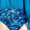 CHILDS POLY/SPANDEX BLUE HOLOGRAM PRINT LONG SLEEVE FIGURE SKATE - Image 3