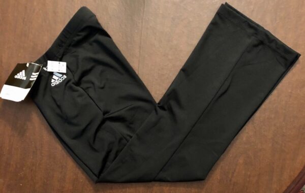 ADIDAS GK BLACK DRY TECH LADIES X-SMALL WARM UP PANTS Sz AXS NWT WAS $94.95!