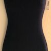 NWT! GK ELITE LADIES DANCE WORKOUT TANK BIKETARD BLACK VELVET ADULT S