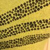GK LEMON LIME SKY LADIES X-SMALL BLACK FOIL SEQUINS GYMNASTIC TANK LEOTARD AXS - Image 3