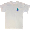 THE AUSSIE T CO "THE CAFE GRIND" GRAPHIC ADULT SMALL SSLV WHITE COTTON T-SHIRT S - Image 2