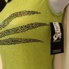 GK LEMON LIME SKY LADIES X-SMALL BLACK FOIL SEQUINS GYMNASTIC TANK LEOTARD AXS - Image 5
