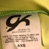 GK LEMON LIME SKY LADIES X-SMALL BLACK FOIL SEQUINS GYMNASTIC TANK LEOTARD AXS - Image 9