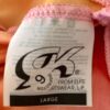 GK ICE FIGURE SKATE CHILD LARGE LgS PINK VELVET BOATNECK FOIL PRINT DRESS CL - Image 10