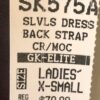 GK MESH OVER CREPE ICE FIGURE SKATE LADIES X-SMALL SLVLS EMPIRE WAIST DRESS AXS - Image 5