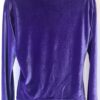 GK WARM UP JACKET ADULT SMALL PURPLE VELVET ZIP FRONT GYM DANCE CHEER Sz AS - Image 4