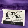 GK WARM UP JACKET ADULT SMALL PURPLE VELVET ZIP FRONT GYM DANCE CHEER Sz AS - Image 6