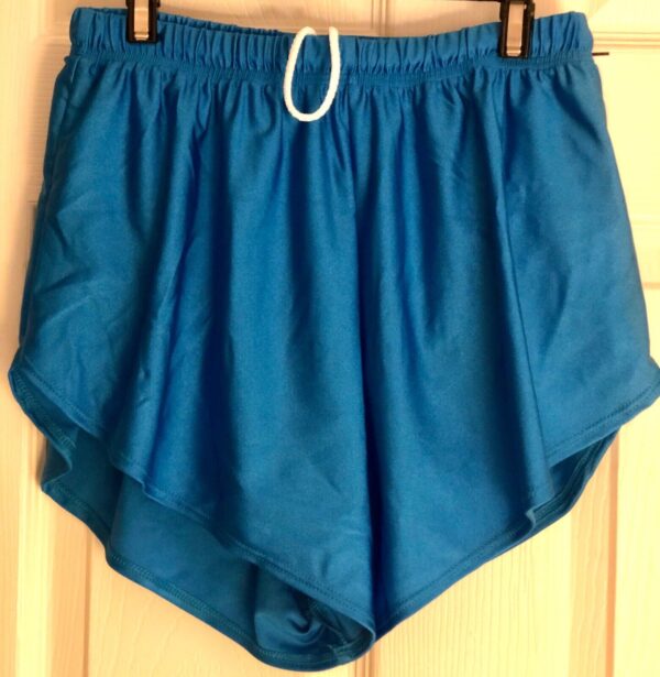 TOUSSE' BY GK Elite MENS SMALL ROYAL RUNNING SHORTS W/ BRIEF NYLON/STRCH AS NWT!