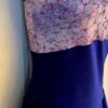 GK ELITE ICE FIGURE SKATE DRESS ADULT MEDIUM VELVET HALTER STRETCH FOIL PRINT AM - Image 3