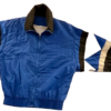 GK BLUE BLACK CRINKLE NYLON ADULT X-LARGE GYMNASTIC ALL SPORT WARM UP JACKET XL - Image 8