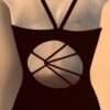 GK ELITE DANCE LADIES SMALL BLACK SYLKTECH CAMISOLE JAZZ BALLET LEOTARD Sz AS - Image 5
