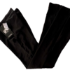GK ELITE DANCE JAZZ CHILD MEDIUM BLACK TACTEL/SPANDEX V-WAIST PANTS SZ CM NWT!