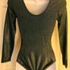 GK LgSLV LADIES SMALL GREEN SPARKLE FOIL GYMNASTICS DANCE LEOTARD Sz AS NWT! - Image 5