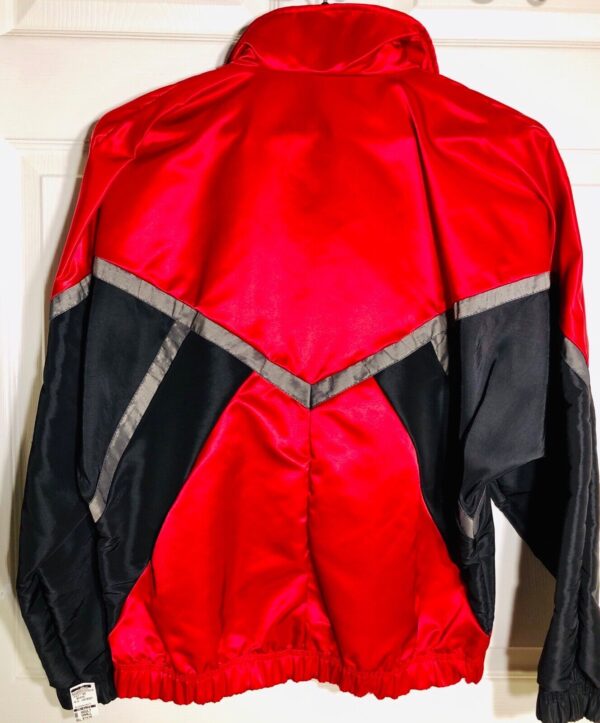 GK Elite WARM UP JACKET MENS SMALL IRIDESCENT RED BLACK NYLON Sz AS WAS $74.95! - Image 2