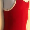 ADIDAS BOYS MEDIUM GK GYMNASTIC COMPETITION SHIRT TRADITIONAL CUT RED Sz CM NWT! - Image 3