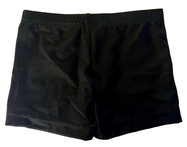 GK CHEER MICRO MINI WORKOUT SHORTS ADULT X-SMALL BLACK NYLON/SPANDEX JA GYM XS - Image 5