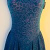 GK ICE SKATE LADIES SMALL SLVLS GREEN FLORAL PRINT NYLON/SPANDEX DANCE DRESS AS