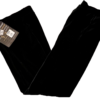 GK ELITE DANCE JAZZ LADIES MEDIUM BLACK VELVET CUFFED DRESS PERFORMANCE PANTS M