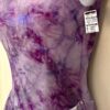 GK ICE SKATE FOIL-FROST TIE-DYE  ADULT SMALL LAVENDER SLVLS SPANDEX DRESS Sz AS - Image 6
