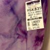GK ICE SKATE FOIL-FROST TIE-DYE  ADULT SMALL LAVENDER SLVLS SPANDEX DRESS Sz AS - Image 7