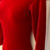 GK LGSLV LADIES SMALL CLASSIC SOLID RICH RED VELVET GYMNASTS DANCE LEOTARD SZ S - Image 3