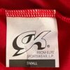 GK LGSLV LADIES SMALL CLASSIC SOLID RICH RED VELVET GYMNASTS DANCE LEOTARD SZ S - Image 6