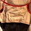 GK DANCE JAZZ ADULT X-SMALL BLACK NYLON RED MATRIX FOIL CAMI GYMNAST LEOTARD AXS - Image 10