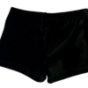 GK BLACK VELVET ADULT X-SMALL MICRO MINI CRYSTALS CHEER DANCE GYMNASTS SHORTS XS - Image 3