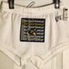 GK BOYS X-SMALL COMPETITION SHORTS WHITE N/S GYMNASTICS RUNNING GYM Sz CXS NWT