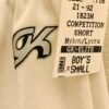 GK BOYS X-SMALL COMPETITION SHORTS WHITE N/S GYMNASTICS RUNNING GYM Sz CXS NWT - Image 3