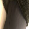 GK ICE FIGURE SKATE LADIES SMALL BLACK DAMASK VELVET SLVLS A-LINE DRESS Sz AS - Image 4