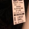 GK ICE FIGURE SKATE LADIES SMALL BLACK DAMASK VELVET SLVLS A-LINE DRESS Sz AS - Image 6